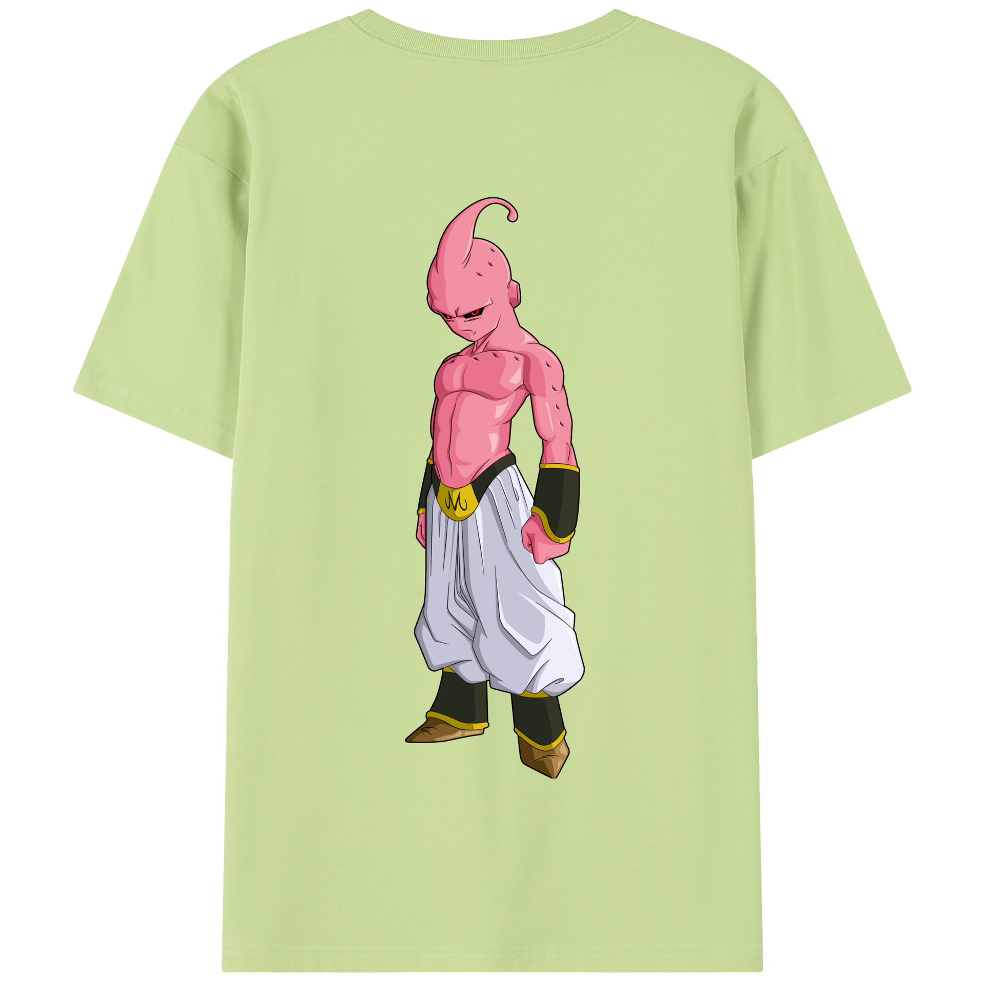 （画像用） ドラゴンボール 魔人ブウ DRAGON BALL Majin Buu 綿100％半袖Tシャツ（背面プリント）